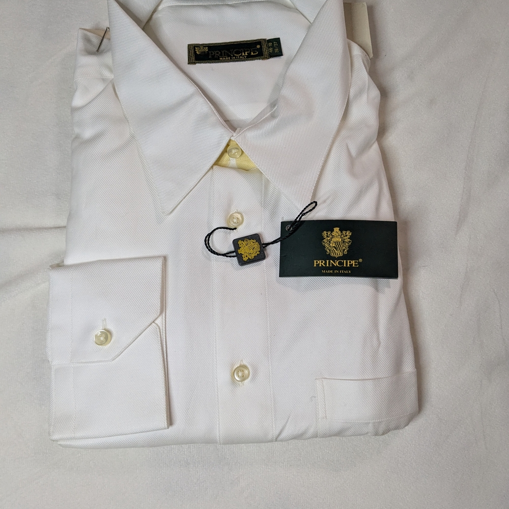 Long Sleeve White Men's Shirt